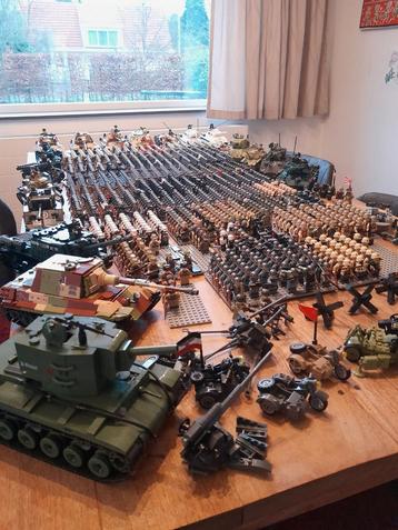 Groot lot militaire lego-sluban  beschikbaar voor biedingen