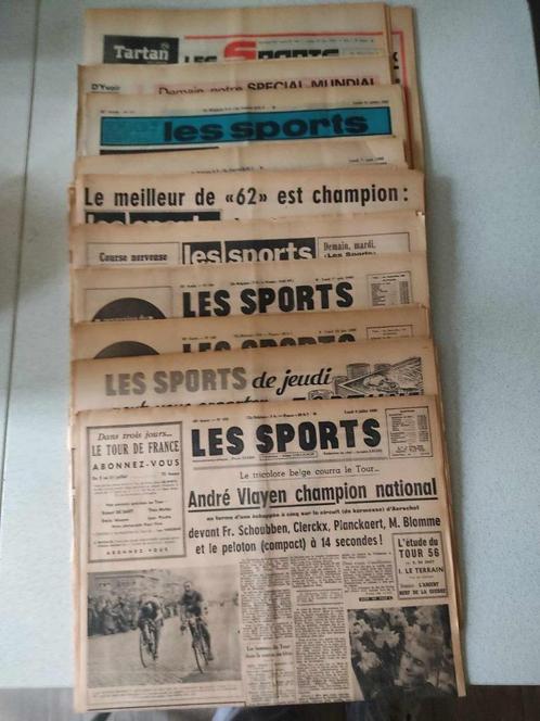 Cyclisme  Les Sports  Championnat de Belgique de 1956 à 1974, Sport en Fitness, Wielrennen, Gebruikt, Ophalen of Verzenden