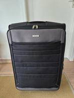 Grote reiskoffer uitbreidbaar met slot, Handtassen en Accessoires, Koffers, Gebruikt, 45 tot 55 cm, Zacht kunststof, Wieltjes