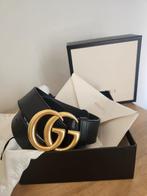 For Sale: Gucci GG Marmont Wide Belt – Black Leather, Kleding | Dames, Ophalen, 80 tot 90 cm, 3 tot 5 cm, Heupriem