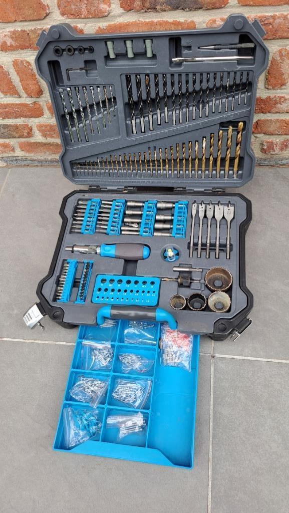 Koffer boren en bits, Doe-het-zelf en Bouw, Gereedschap | Boormachines, Nieuw, Boor- en Schroefmachine, Ophalen