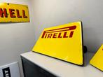 Pirelli banden emaille reclamebord, Verzamelen, Ophalen of Verzenden, Gebruikt, Reclamebord