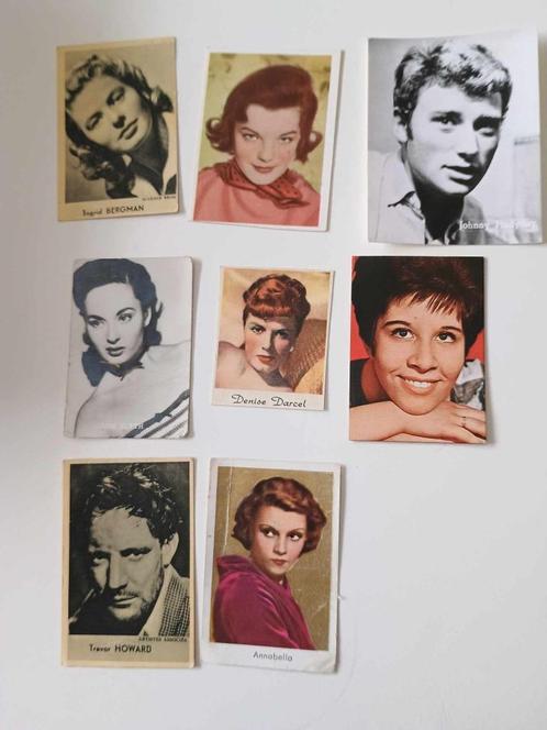 Lot de stars de cinéma des années 1960 Johnny Holliday, Romy, Collections, Photos & Gravures, Utilisé, Gravure, 1960 à 1980, Envoi