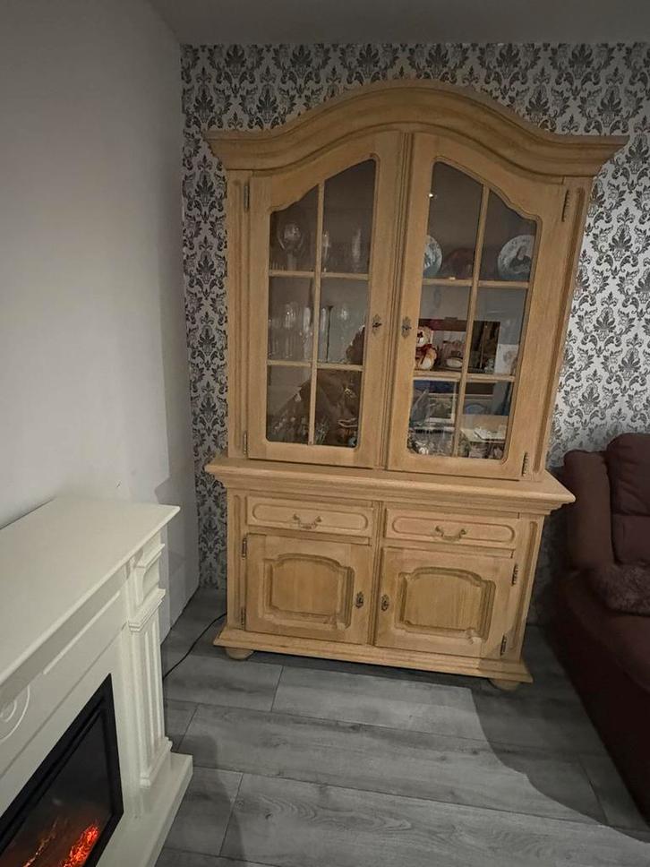 Gezandstraalde eetkamer (kloostertafel), Huis en Inrichting, Complete eetkamers, Zo goed als nieuw, Ophalen