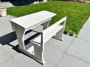 authentieke schoolbank beschikbaar voor biedingen