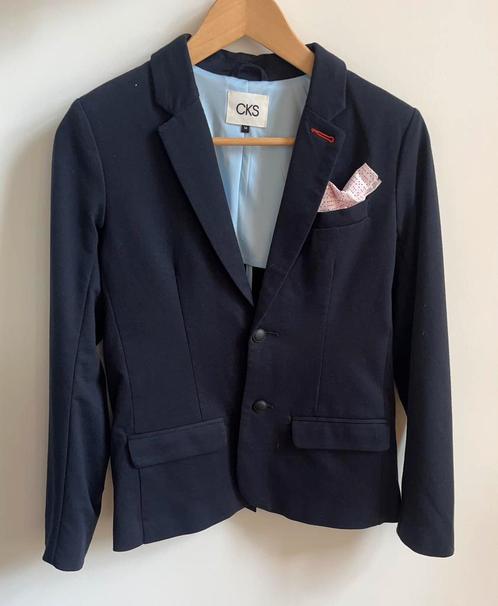 CKS blauwe kostuumset, Kinderen en Baby's, Kinderkleding | Maat 152, Zo goed als nieuw, Jongen, Setje, Verzenden