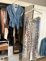 Stijlvolle chique set T44 jas en broek maat 42 Linea, Kleding | Dames, Gelegenheidskleding, Ophalen of Verzenden