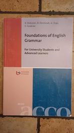 Betty Devriendt - Foundations of English Grammar, Ophalen of Verzenden, Zo goed als nieuw, Betty Devriendt; Gert Dekeyser; Guy A.J. Tops; Steven Geukens