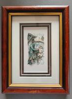 Vintage 3D-diorama, 4 st, Anton Pieck, Ophalen of Verzenden