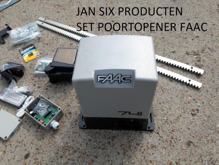 Nieuwe schuifpoortopener kit faac voor poort max. 900 Kg, Doe-het-zelf en Bouw, Elektriciteit en Kabels, Nieuw, Ophalen