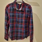 Rood / blauw geruit hemd H&M 140, Kinderen en Baby's, Overhemd of Blouse, Ophalen of Verzenden, Zo goed als nieuw, H&m