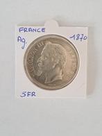 France 5 francs 1870 AG MOOI geres guy, Ophalen of Verzenden