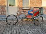 Mooie originele antieke riksja te koop, jaren 50-60, Vélos & Vélomoteurs, Vélos | Ancêtres & Oldtimers, Enlèvement, Années 50