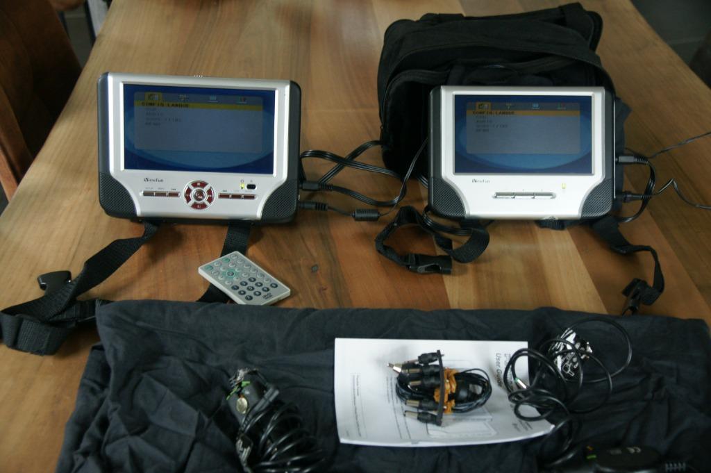 LECTEUR DVD voiture - double écran, Ophalen, Zo goed als nieuw