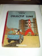 Tintin : Objectif Lune - 1953 EO, Eén stripboek, Ophalen of Verzenden, Gelezen, Hergé