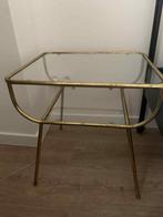 bijzettafel, Huis en Inrichting, Tafels | Bijzettafels, Minder dan 55 cm, Rechthoekig, Ophalen, 45 tot 60 cm