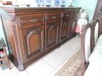 Complete eetkamer (dressoir, barkast, tafel en 6 stoelen), Ophalen, Gebruikt, Klassiek, 4 tot 6 stoelen