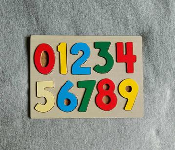 Puzzel - Hout - Tellen - Tot 10 - Educatief - Kinderen - €3 beschikbaar voor biedingen