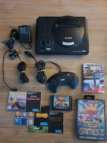 Sega megadrive + games  beschikbaar voor biedingen