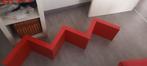Zigzag boekenplank ikea rood lack, Ophalen