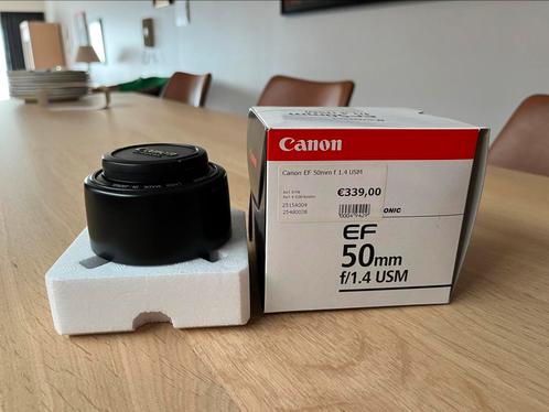 Canon EF 50mm 1:1,4 USM, Audio, Tv en Foto, Foto | Lenzen en Objectieven, Zo goed als nieuw, Standaardlens, Zoom, Ophalen of Verzenden