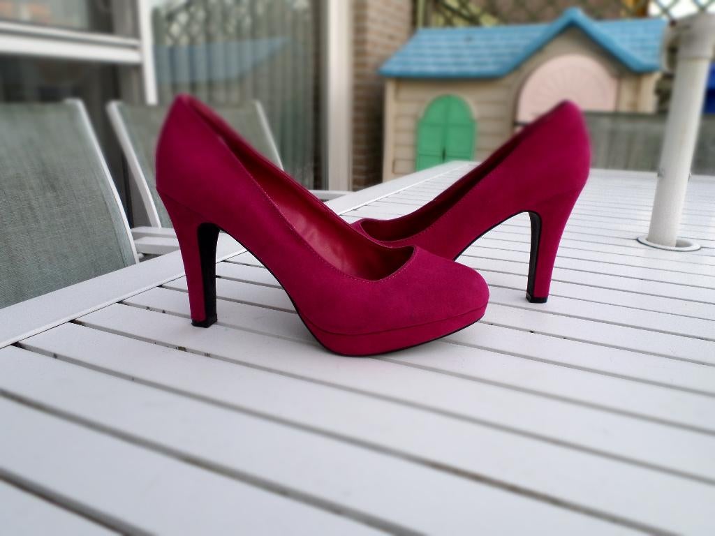 schoenen 39, Schoenen met lage hakken, Verzenden, Zo goed als nieuw, Roze