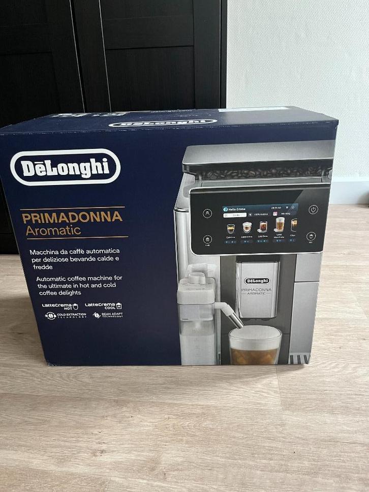 De'Longhi PrimaDonna Aromatic ECAM630.75.TSM, Elektronische apparatuur, Koffiezetapparaten, Nieuw, Gemalen koffie, Koffiebonen