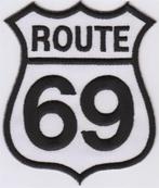 Route 69 stoffen opstrijk patch embleem #2, Motos, Accessoires | Autre, Neuf