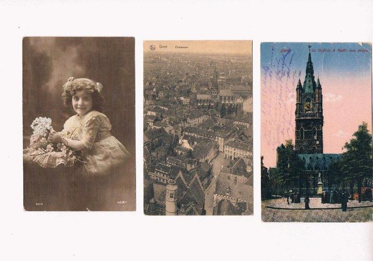 6 Postkaarten gebruikt als Feldpost, Verzamelen, Postkaarten | België, Gelopen, Voor 1920, Ophalen of Verzenden