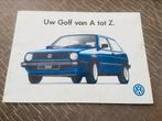 Brochure originale de la Volkswagen Golf 2, Autos : Pièces & Accessoires, Volkswagen, Enlèvement ou Envoi