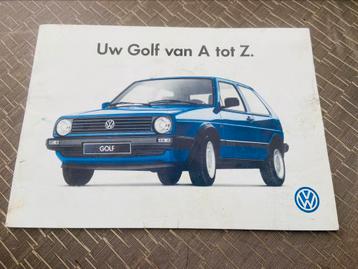 Brochure originale de la Volkswagen Golf 2