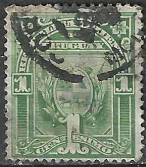 Uruguay 1889/1890 - Yvert 75 - 1 centesimo - Groen/Geel (ST), Postzegels en Munten, Postzegels | Amerika, Gestempeld, Verzenden