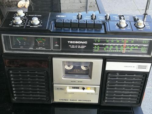 Radio/Cassette Tecsonic TCR-6500S, Audio, Tv en Foto, Radio's, Gebruikt, Radio, Ophalen of Verzenden