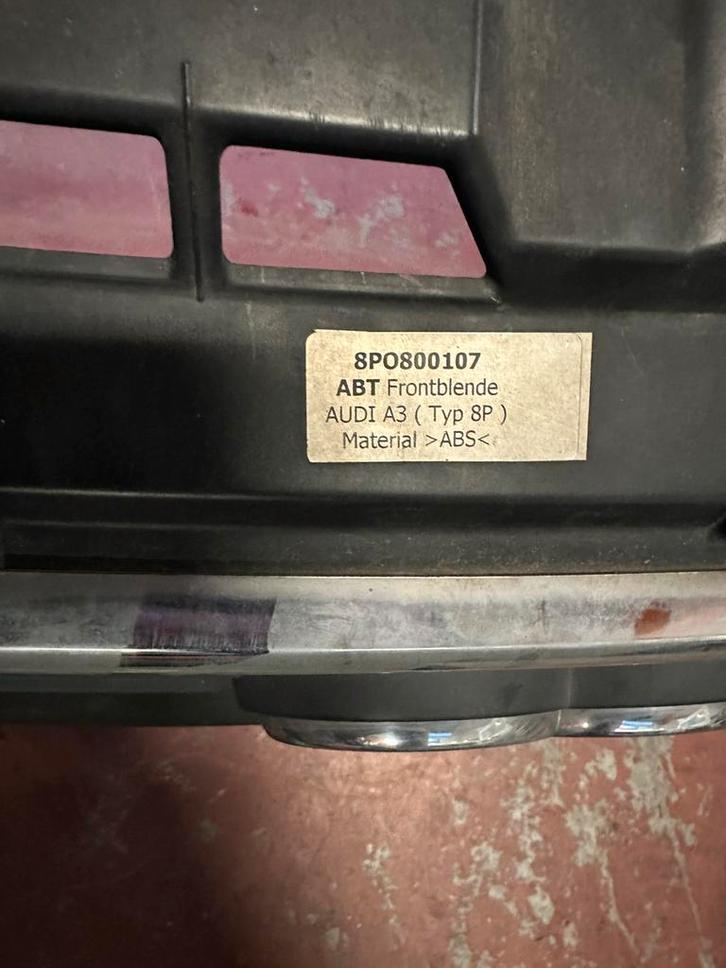 Pare-chocs avant ABT pour Audi A3, Autos : Pièces & Accessoires, Carrosserie & Tôlerie, Pare-chocs, Audi, Avant, Enlèvement