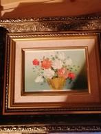 Kader met bloemen 20 cm op 25 cm, Antiek en Kunst, Kunst | Schilderijen | Klassiek, Ophalen of Verzenden