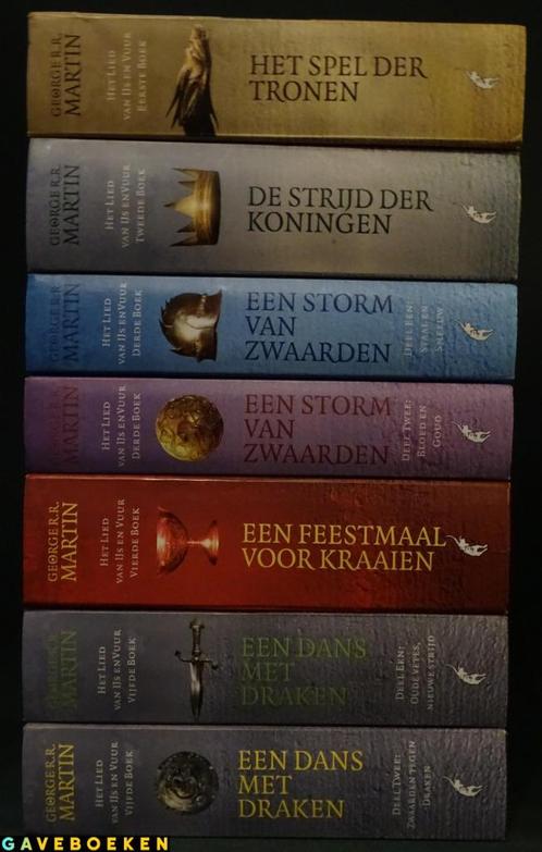 Game of Thrones - George R.R Martin - Luitingh Sijthoff 7x, Boeken, Fantasy, Gelezen, Ophalen of Verzenden