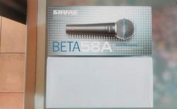 Shure Beta 58A Microphone dynamique neuf, Enlèvement ou Envoi, Neuf