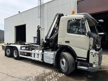 Volvo FM 370 6x2 HOOKLIFT 21T + CRANE HIAB 144 E-4 HIDUO - E beschikbaar voor biedingen