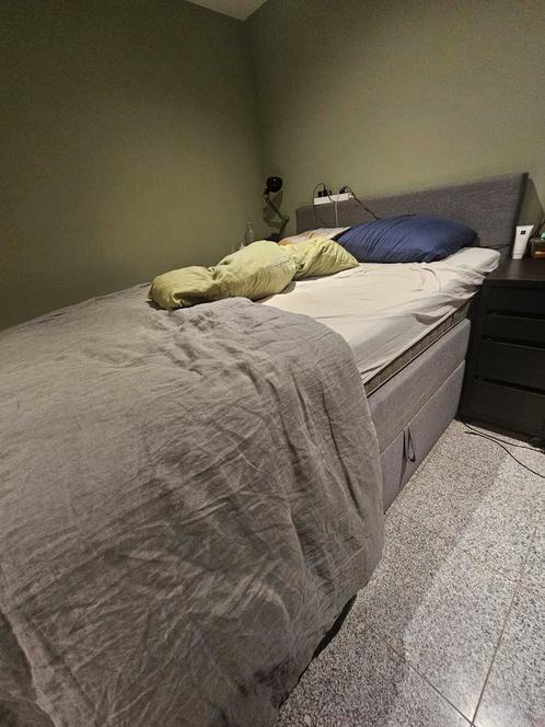 Boxspring 140x200 met opbergruimte!, Huis en Inrichting, Slaapkamer | Boxsprings, Gebruikt, Ophalen