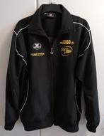 Zwarte zomertrainingsvest met gele printen van Vermarc, M, Enlèvement ou Envoi, Comme neuf