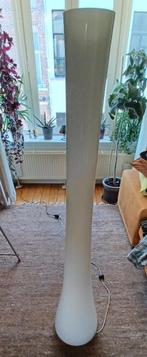 Domec designlamp in wit melkglas 160cm, Ophalen, Zo goed als nieuw, Glas, 150 tot 200 cm