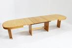 Vintage Deense grote ovalen uitschuifbare eettafel XL 340cm, Ophalen