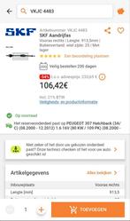 skf vkjc 4483, Ophalen, Nieuw, Peugeot