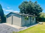 Garage - houten tuinhuisjes, Tuin en Terras, Tuinhuizen, Ophalen, Schuur, Zo goed als nieuw, 2 ramen