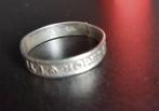 Zilveren Ring 925 zilver Amor Eterno ringmaat 21 mm, Gebruikt, 20 of groter, Ophalen of Verzenden, Dame of Heer