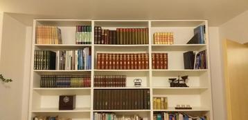 Witte boekenkast van hoogwaardige kwaliteit beschikbaar voor biedingen