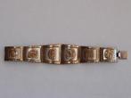 VINTAGE 925 STERLING ZILVER TAXCO PANEL ARMBAND., Ophalen, Zilver