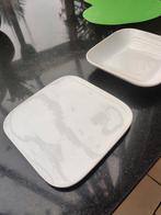 wit servies, Huis en Inrichting, Keuken | Servies, Ophalen, Gebruikt, Porselein, Bord(en)