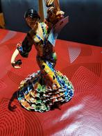Beeld dame handgeschilderd hoogte 28cm, Ophalen of Verzenden