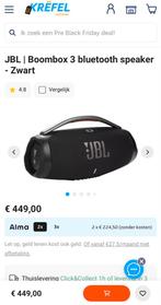 Jbl Boombox 3, Audio, Tv en Foto, Luidsprekerboxen, Ophalen, Zo goed als nieuw